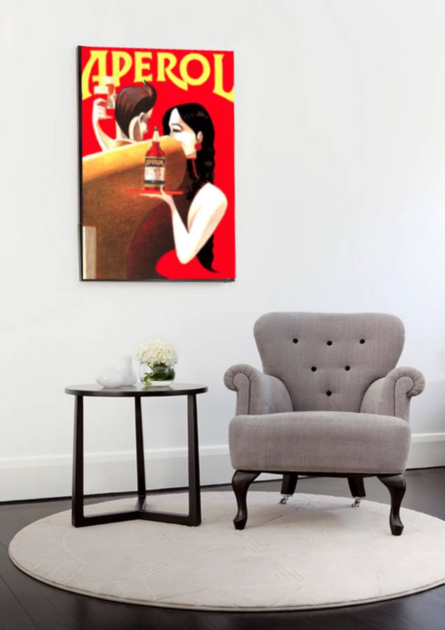 aperol spritz, vintage canvas art by white cube studios ...