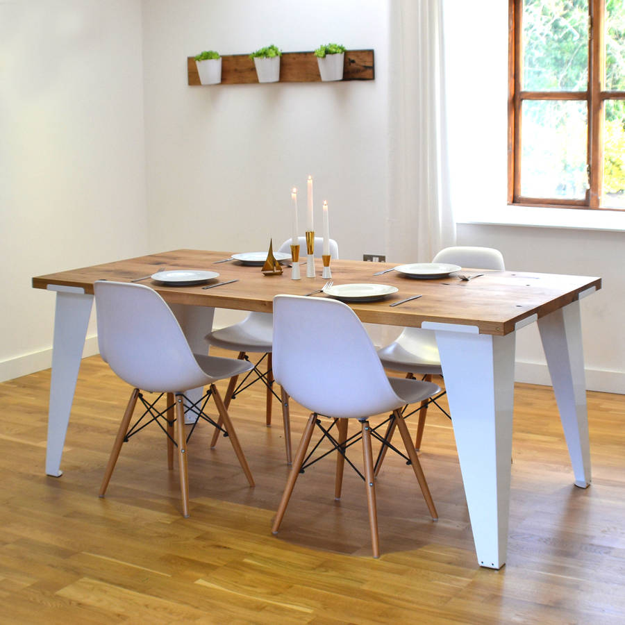 Reclaimed French Oak Dining Room Table By Jam Furniture