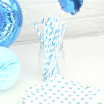 Striped Paper Party Straws, 2 of 12
