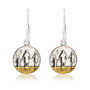 Little Sterling Silver You And Us On The Beach Earrings, thumbnail 1 of 3