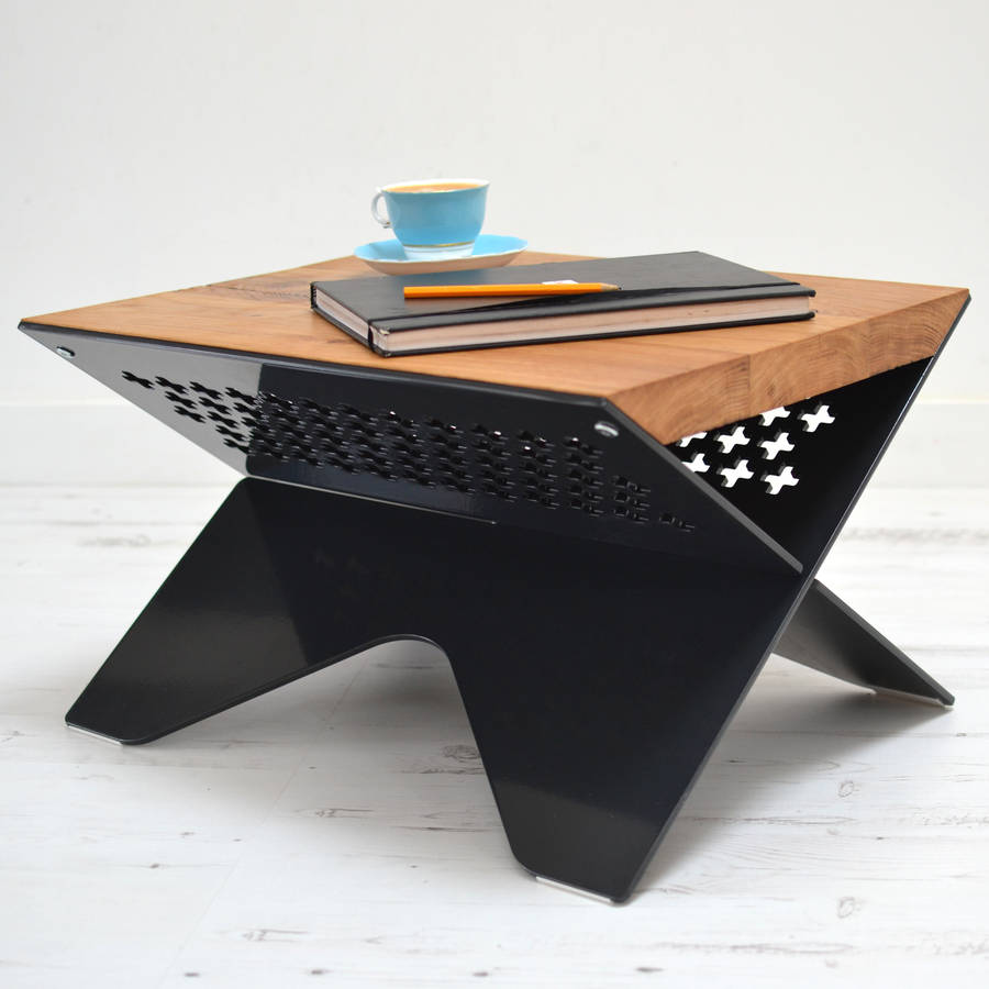 Reclaimed French Oak Small Coffee Table By Jam Furniture Reclaimed French Oak Small Coffee Table