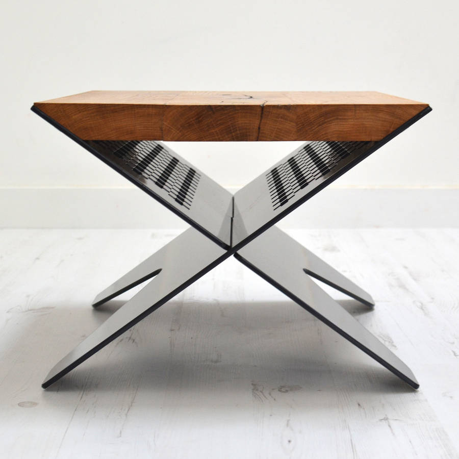 reclaimed french oak small coffee table by jam furniture  notonthehighstreet.com