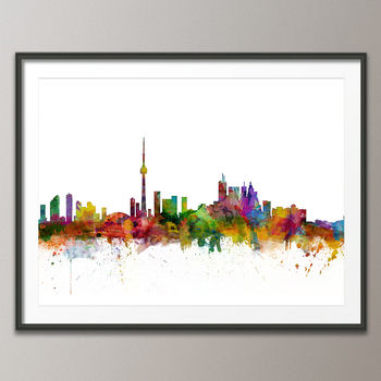 Toronto Canada Skyline Cityscape Art Print, 3 of 8