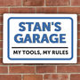 Personalised 'Man Garage' Metal Sign, thumbnail 1 of 2