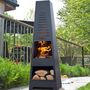 Skyline Chiminea Patio Heater And Log Store, thumbnail 1 of 5