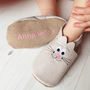 Personalised First Easter Bunny Baby Shoes, thumbnail 4 of 12