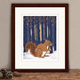 Limited Edition Squirrel Print, thumbnail 1 of 2