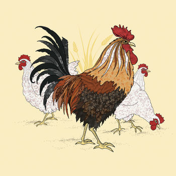 Chickens Card, 2 of 3