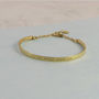 18ct Gold Plated Sterling Silver Personalised Banglet, thumbnail 1 of 6