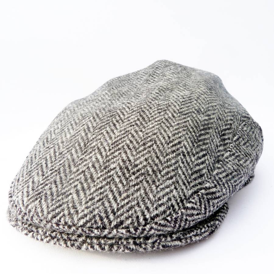 harris tweed flat cap by moaning minnie | notonthehighstreet.com