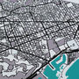 Barcelona Map Art Print, thumbnail 4 of 5