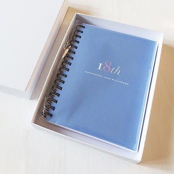 Personalised 18th Birthday Journal Or Guest Book, 2 of 11