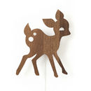 Wooden Deer Wall Lamp By Lullabuy The Modern Kids Store ...