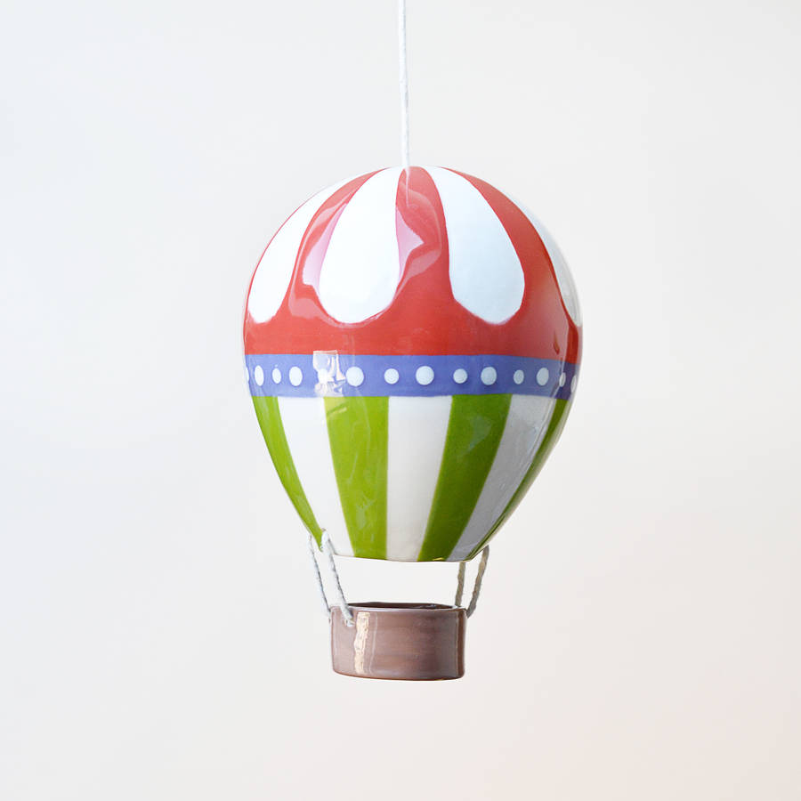 flower top ceramic hot air balloon by kate charlton ceramics ...