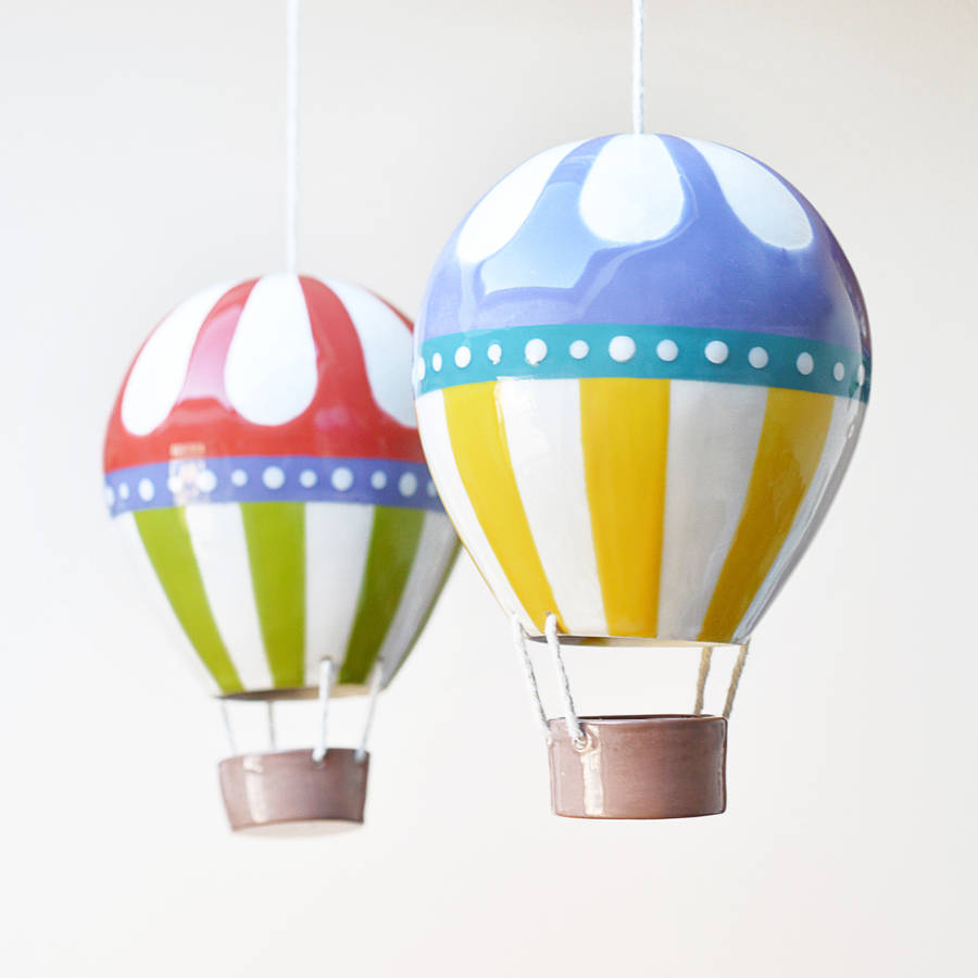 flower top ceramic hot air balloon by kate charlton ceramics ...