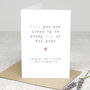 'Loved Every Day' Personalised Greetings Card, thumbnail 2 of 7