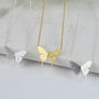 Delicate Butterfly Necklace, thumbnail 2 of 5