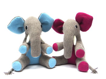 Elephant Soft Toy Extra Large Personalised, 3 of 11