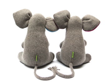 Elephant Soft Toy Extra Large Personalised, 4 of 11