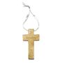 Personalised Wooden Cross With Dove Keepsake Gift, thumbnail 2 of 2