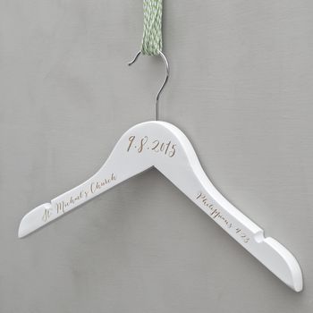 Personalised Engraved Christening Hanger, 3 of 10