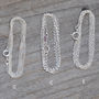Solid Silver Chains , Trace Chain Curb Chain Rope Chain, thumbnail 3 of 9