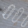 Solid Silver Chains , Trace Chain Curb Chain Rope Chain, thumbnail 2 of 9