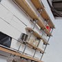 Caroline Wood And Pipe Industrial Desk And Shelves, thumbnail 2 of 5