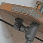 Caroline Wood And Pipe Industrial Desk And Shelves, thumbnail 4 of 5