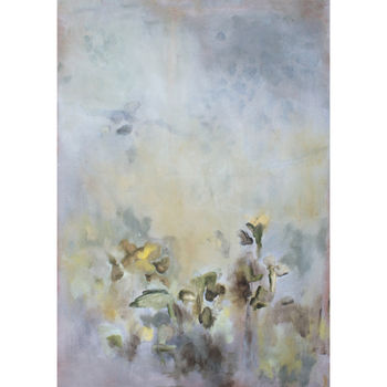 Pobre Abstract Floral Painting Canvas Print, One, 2 of 2