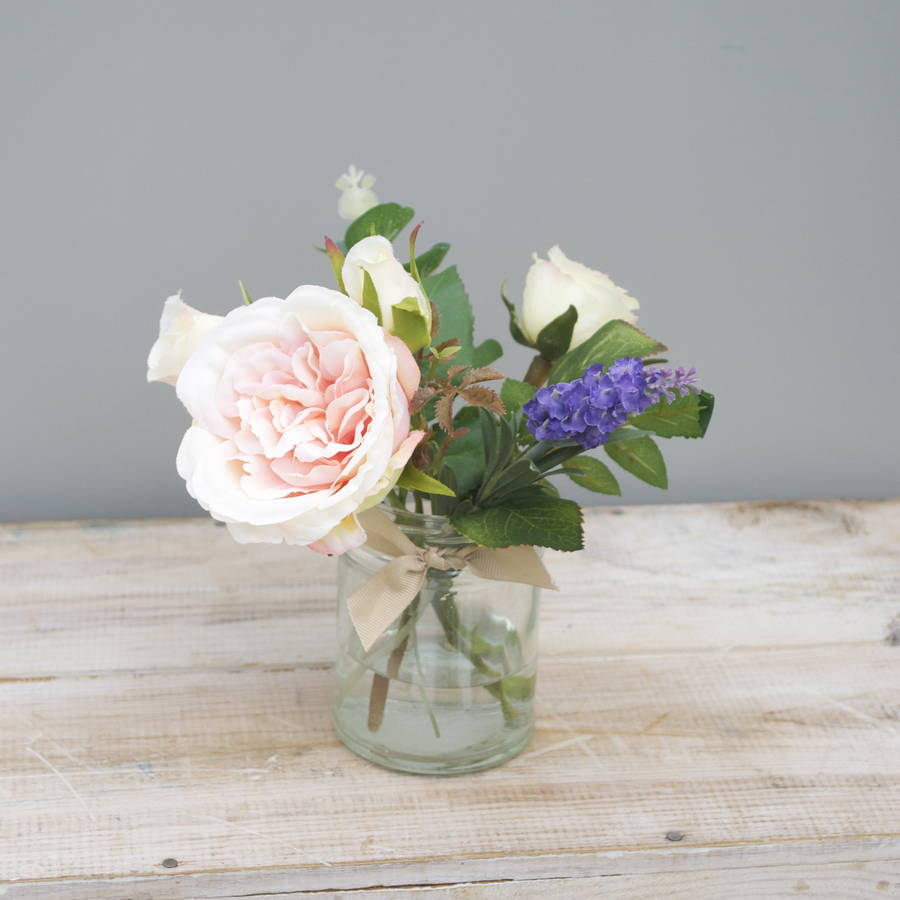 apricot rose artificial bouquet by abigail bryans designs