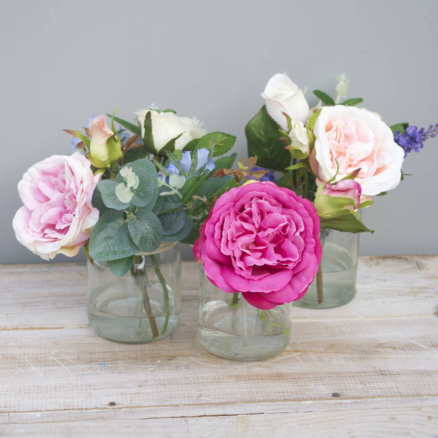 apricot rose artificial bouquet by abigail bryans designs