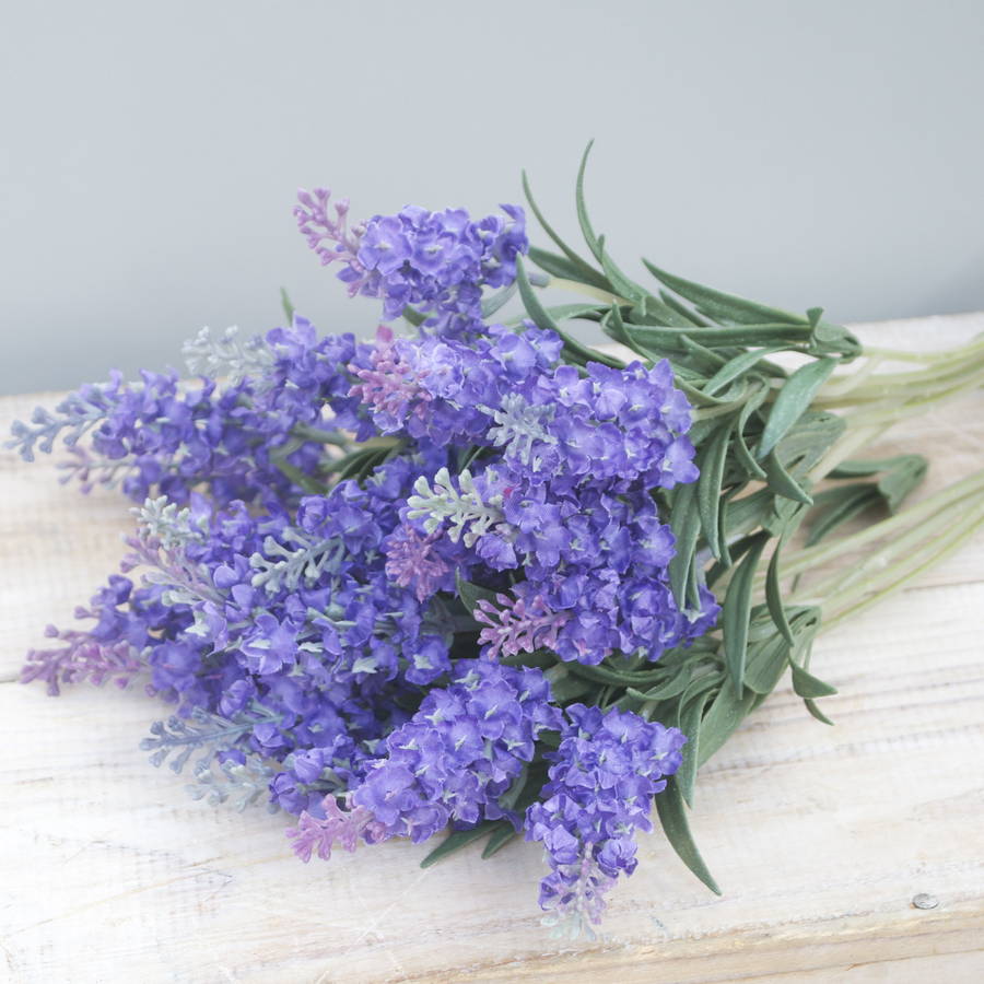 Faux Lavender Bouquet By Abigail Bryans Designs 