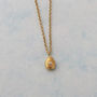 White Sapphire Nugget Necklace, thumbnail 1 of 5