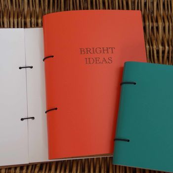 Bright Ideas Leather Journal, 2 of 5