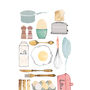 'Eggs In The Morning' Kitchen Illustration Print, thumbnail 2 of 2