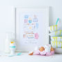 'Eggs In The Morning' Kitchen Illustration Print, thumbnail 1 of 2