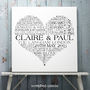Personalised Wedding Word Art Print, thumbnail 4 of 11