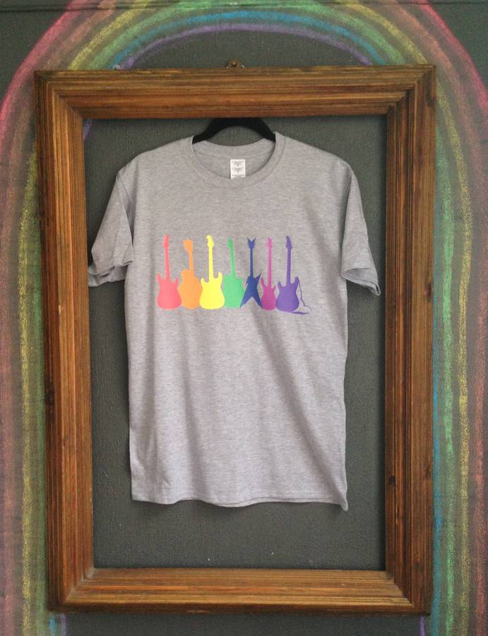 rainbow design shirt