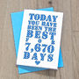Personalised Days You've Been The Best Card, thumbnail 2 of 4