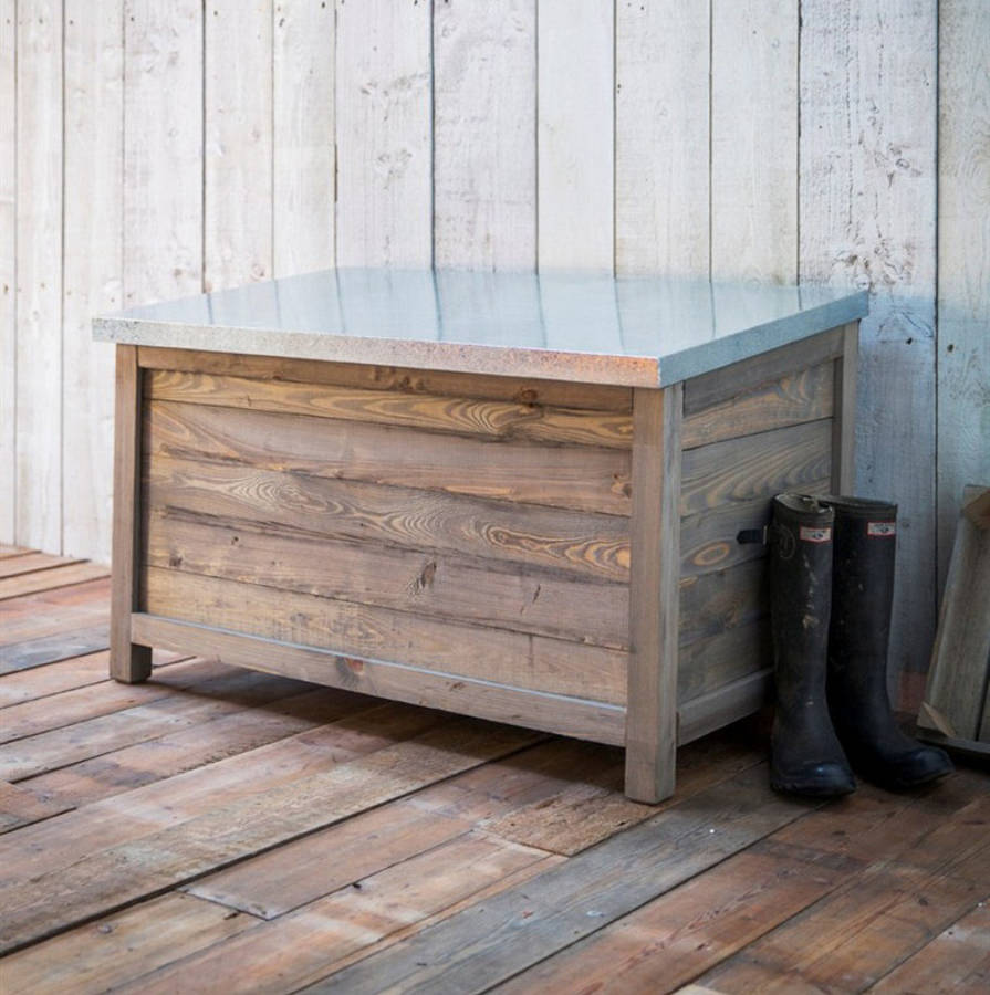 large outdoor garden storage box by garden selections