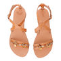 Anemone Handmade Strap Leather Sandals, thumbnail 5 of 8