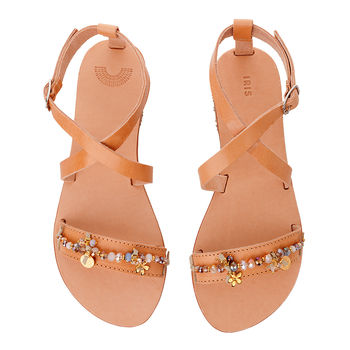 Anemone Handmade Strap Leather Sandals, 5 of 8