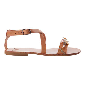 Anemone Handmade Strap Leather Sandals, 7 of 8