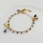 Bluebell Bracelet With Iolite Gemstones, thumbnail 1 of 3