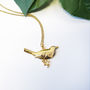 Gold Birdsong Necklace, thumbnail 1 of 5