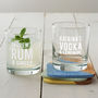 Personalised Mixers Glass, thumbnail 5 of 9