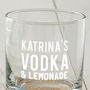 Personalised Mixers Glass, thumbnail 6 of 9