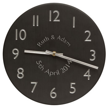 Personalised Slate Clock, 3 of 4