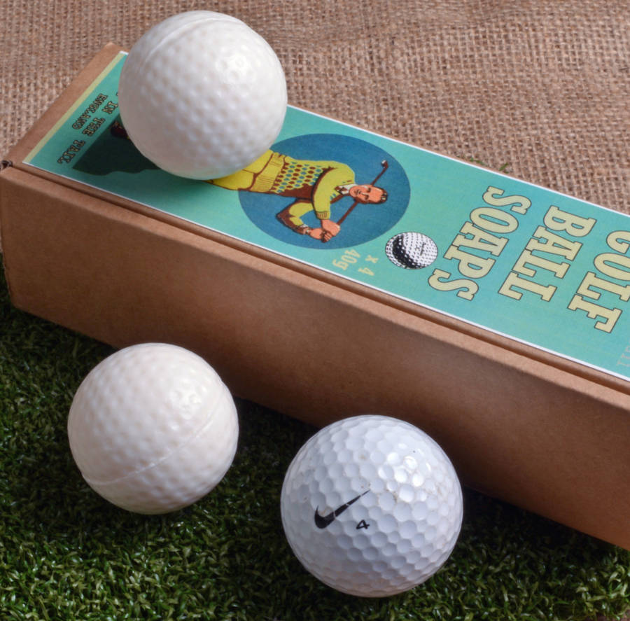 Gift Set Of Four Golf Ball Soaps, 1 of 5